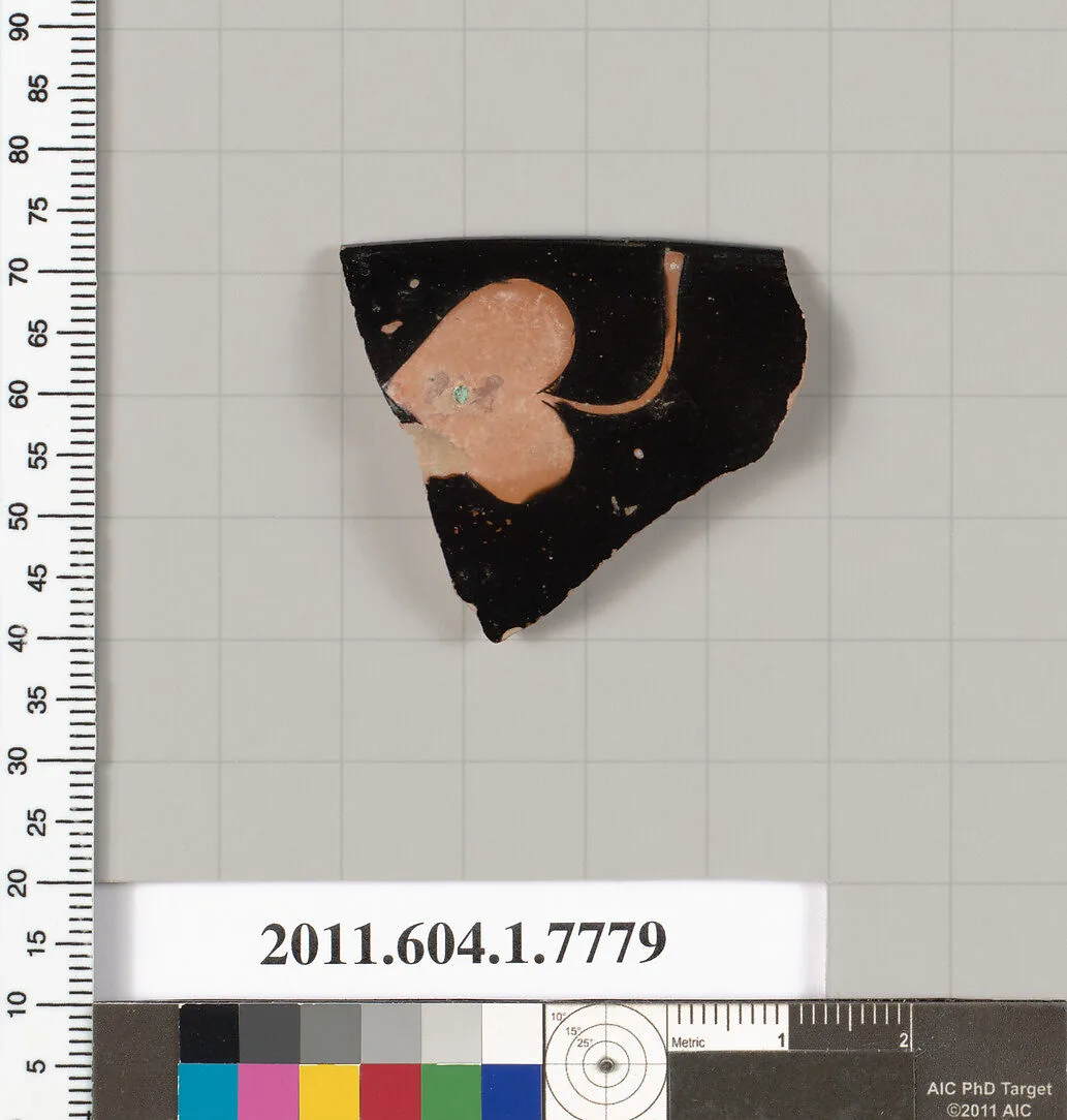 Terracotta rim fragment of a kylix (drinking cup) — Unknown