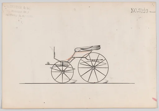 Design for Pony Phaeton, no. 3228a