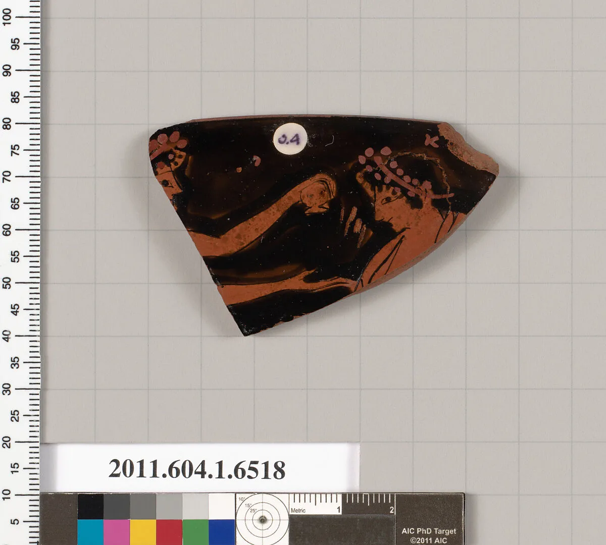 Terracotta rim fragment of a kylix (drinking cup) — Unknown