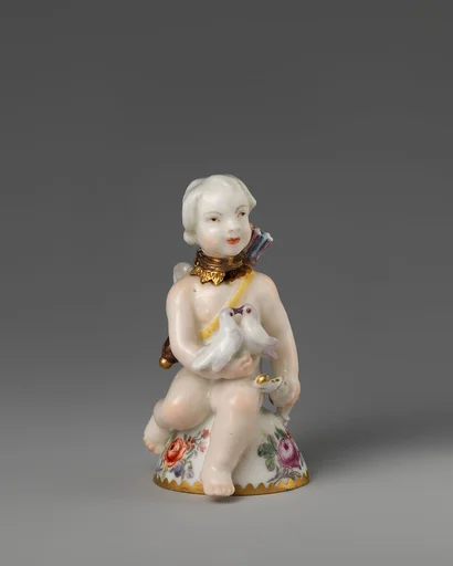 Cupid with doves