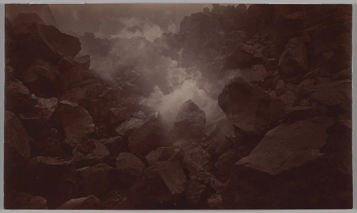 Crater of Volcano, Quetzaltenango-Guatemala — Eadweard Muybridge
