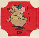 Gus, from the Disney Cartoon Characters bread end labels series (D290-6) — Walt Disney Productions