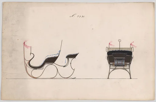 Design for Rumble Sleigh, no. 3331