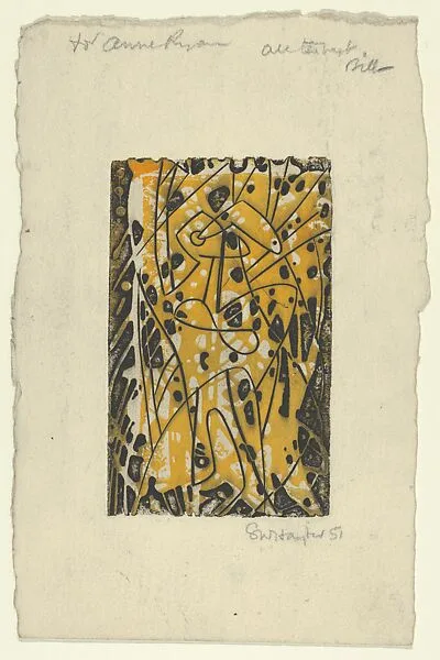 Greeting Card for 1951–52 — Stanley William Hayter