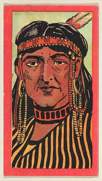 Newattanow, from the "Indian Series" (T74), issued with Burley Cubs Cigars and Sweetbriar Cigarettes by the Booker Tobacco Company — Booker Tobacco Company, Lynchburg, Virginia