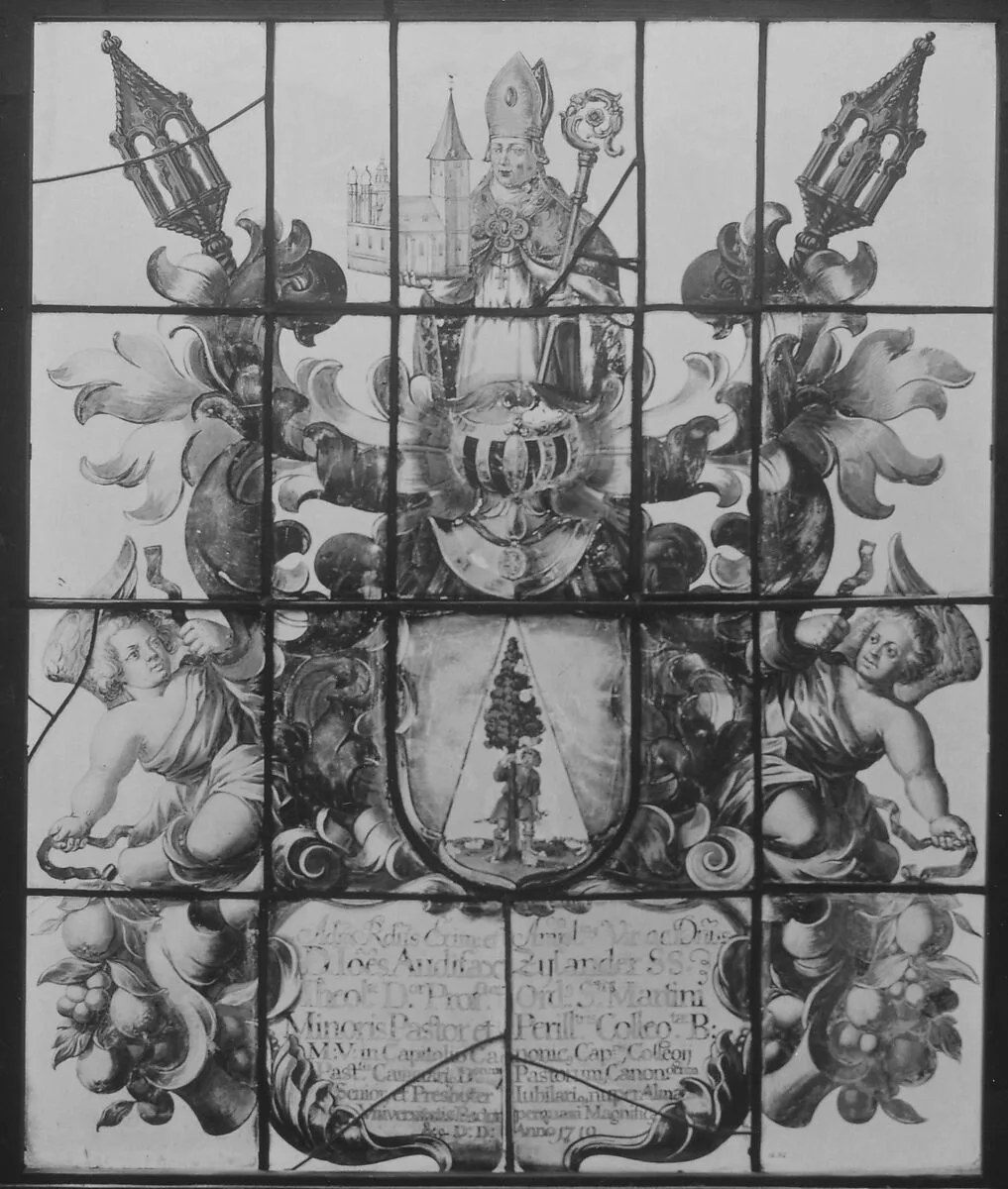 Ecclesiastical armorial panel — Unknown
