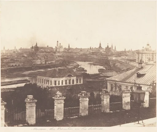 Moscow, the Kremlin in the Distance