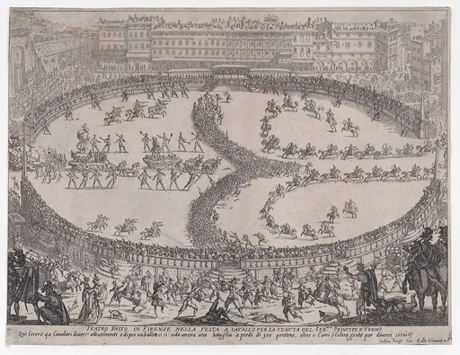 Vue d'Ensemble de la Fête (View of the Ensemble of the Festival), from Guerre de Beaute (Guerra di Bellezza) (War of Beauty)