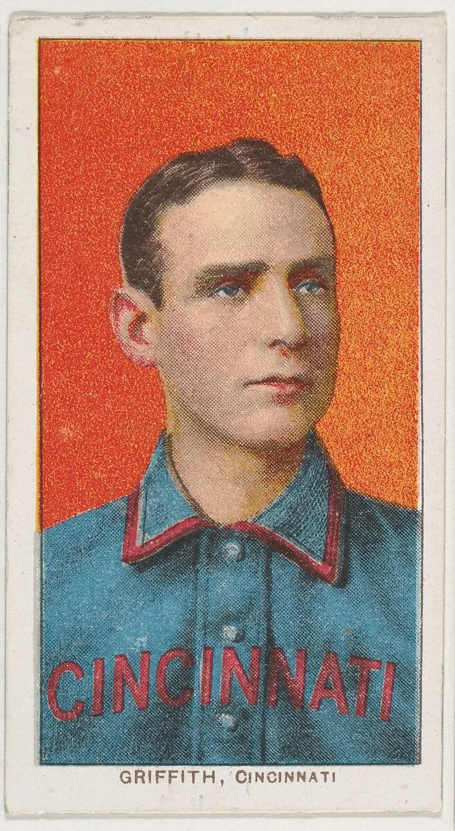 Griffith, Cincinnati, National League, from the White Border series (T206) for the American Tobacco Company — American Tobacco Company