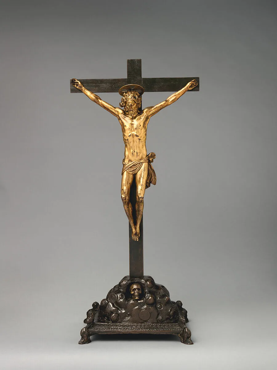 Crucifix on a Golgotha base — Giuseppe de' Levi|Unidentified