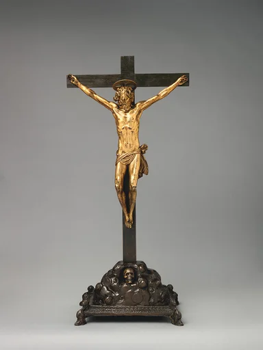 Crucifix on a Golgotha base
