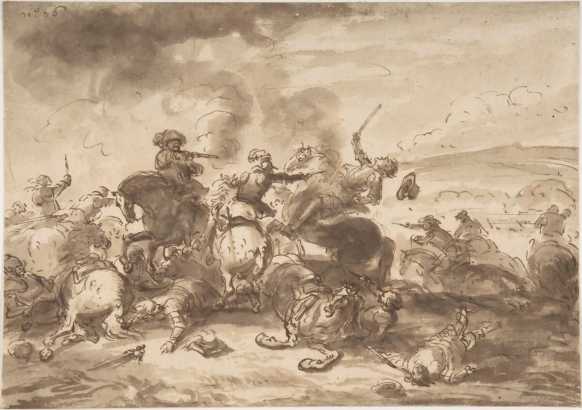 Combat of Cavalry — Jacques Courtois
