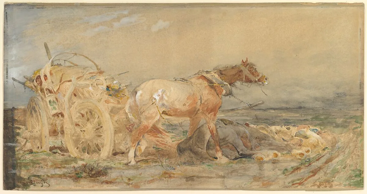 Abandoned: Marshes of the Danube — Adolf Schreyer
