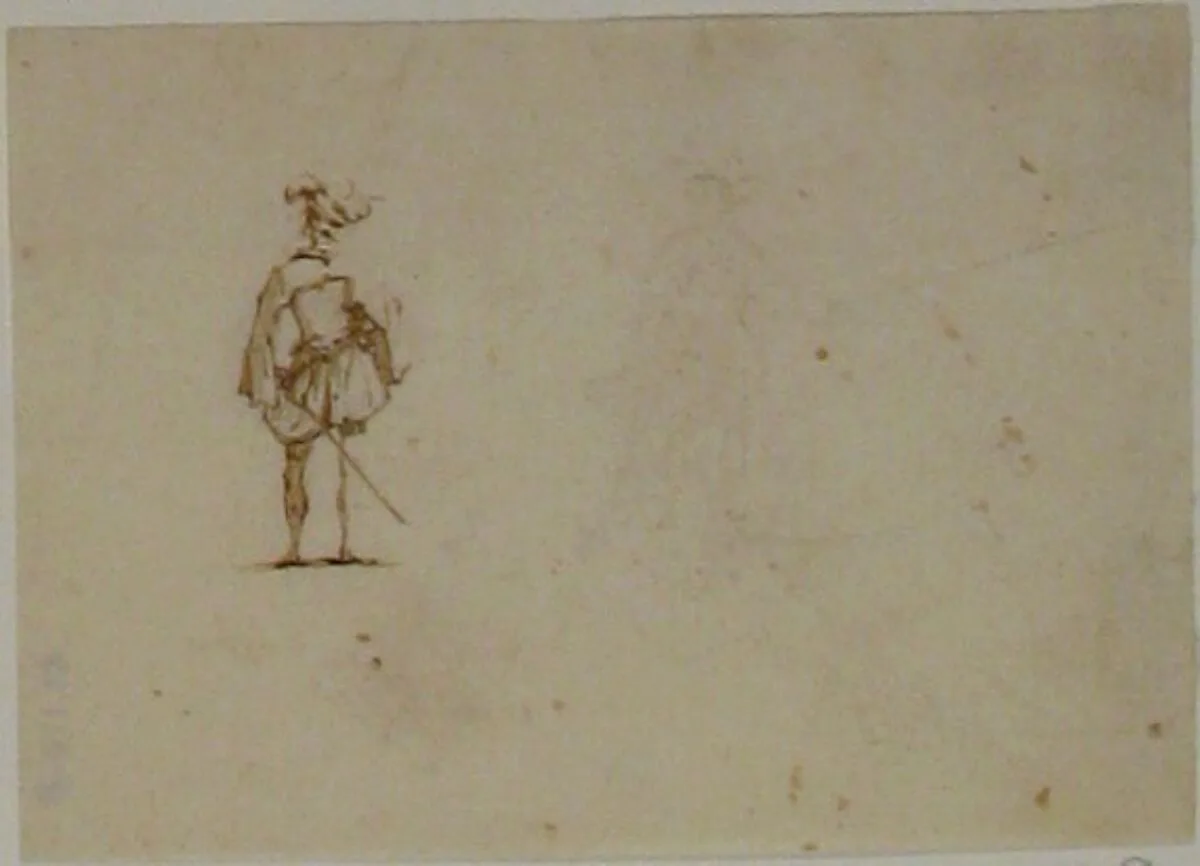 Gentleman seen from the back — Jacques Callot