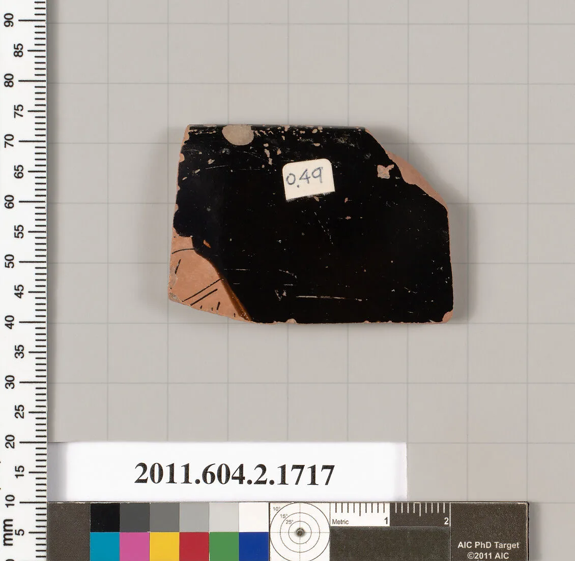 Terracotta rim fragment of a skyphos (deep drinking cup) — Unknown