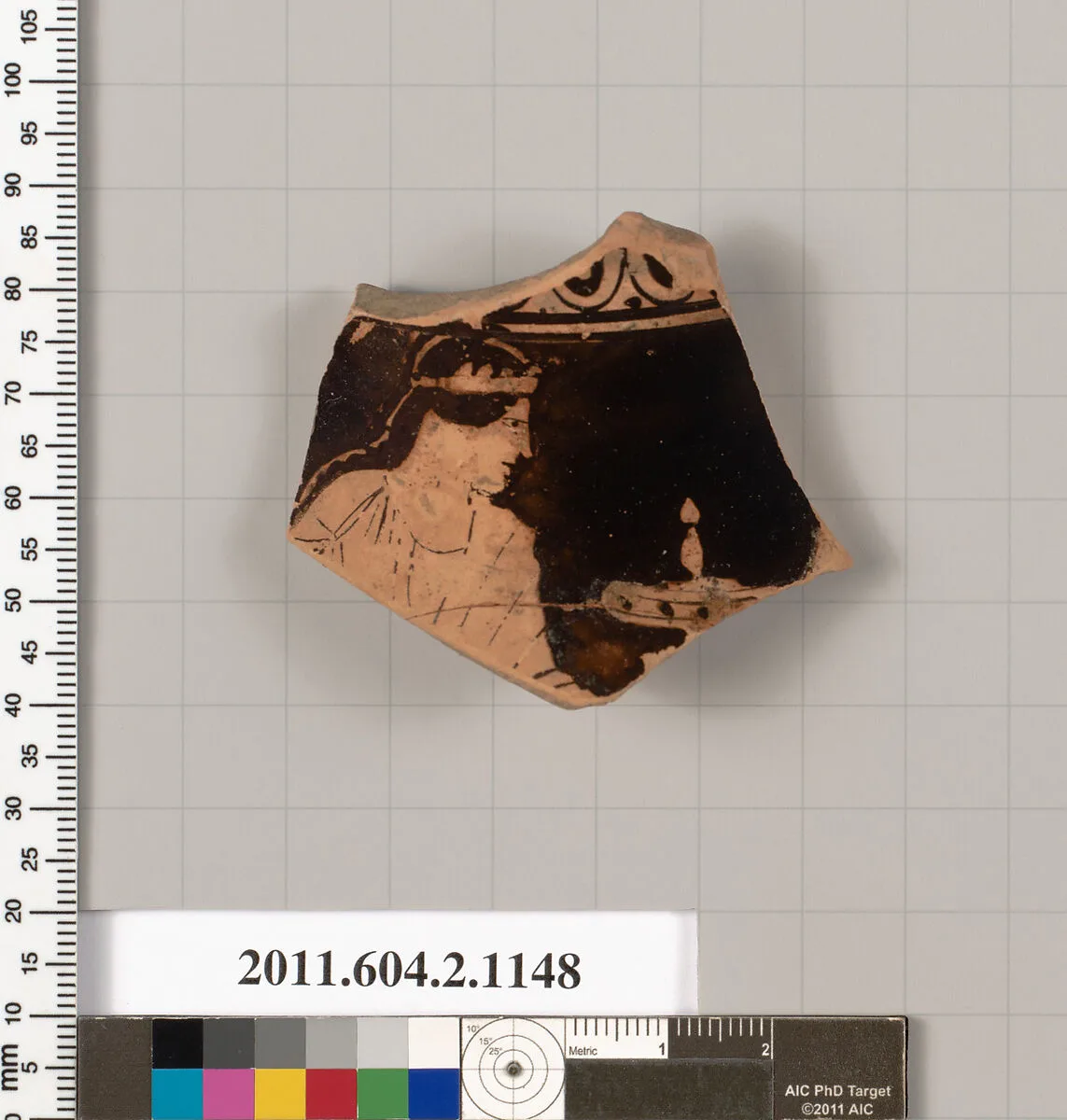 Terracotta fragment of an oinochoe: chous (jug) — Unknown