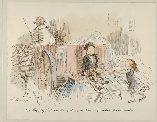 Boy (loq.) O don't I pity them poor Nobs in Carriages this hot weather