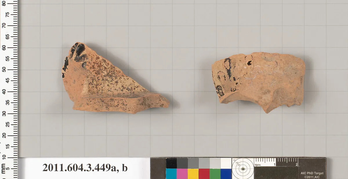 Terracotta fragments of a neck-amphora (jar) — Unknown