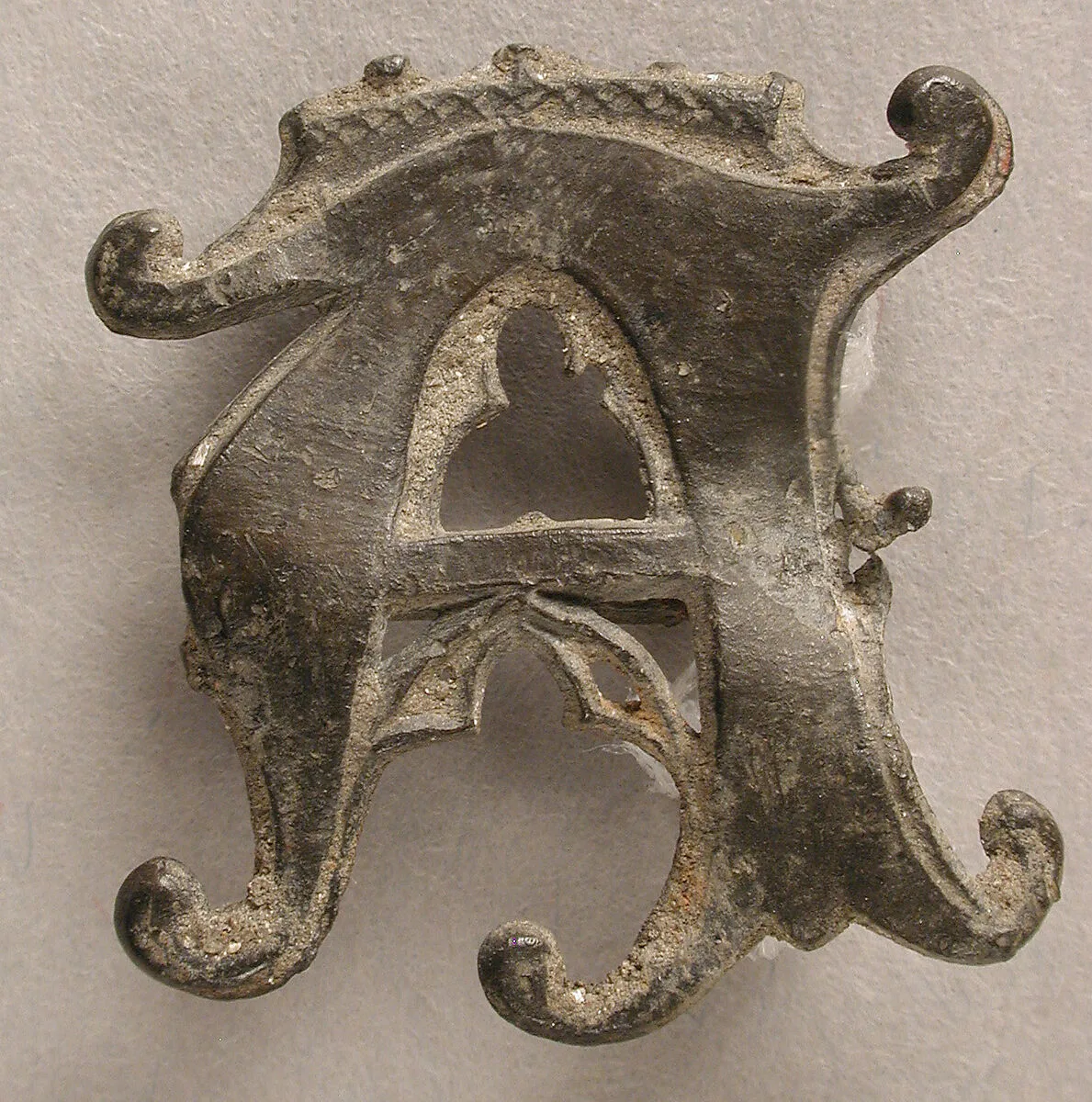 Badge with Crowned Letter A — Unknown