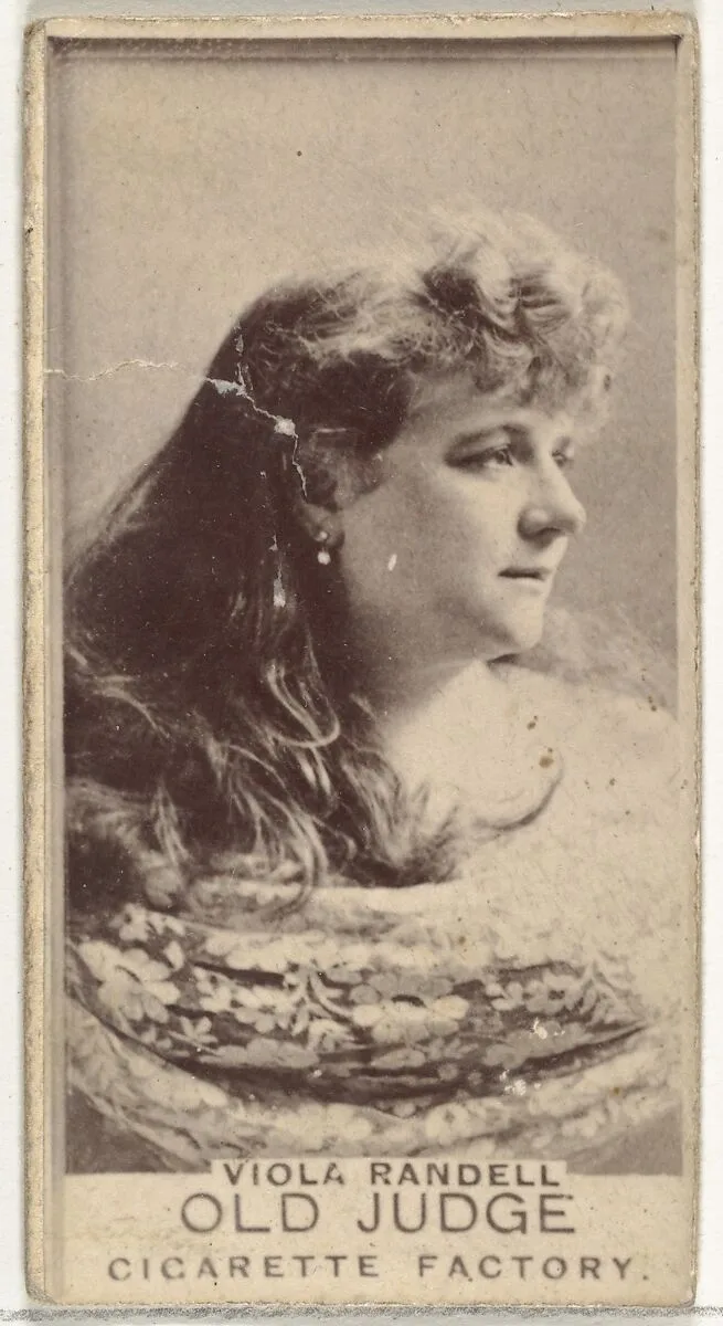 Viola Randell, from the Actors and Actresses series (N171) for Old Judge Cigarettes — Goodwin & Company