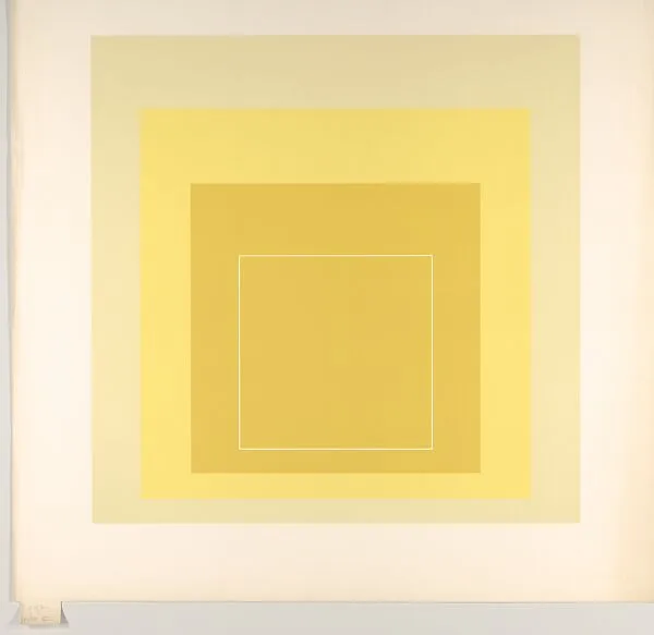 Proof for White Line Square series — Josef Albers|Gemini G.E.L.|Kenneth E. Tyler