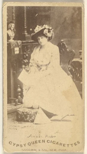 Annie Robe, from the Actors and Actresses series (N171) for Gypsy Queen Cigarettes