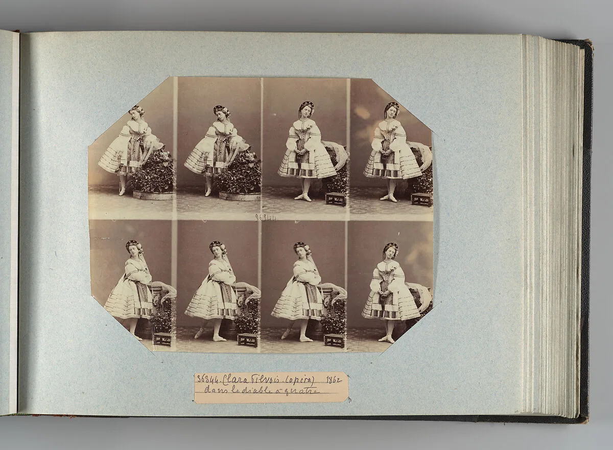 Clara Pilvois dans le Diable à quatre — André-Adolphe-Eugène Disdéri