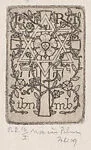 A cross with a star of David and flowering vines — Marcus Behmer
