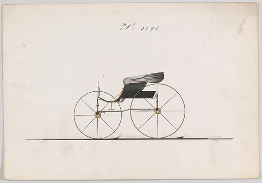 Design for Pony Phaeton, no. 3195