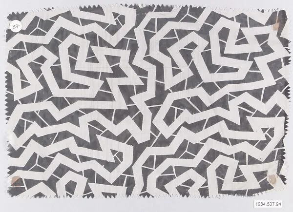 Textile sample — Josef Hoffmann|Wiener Werkstätte