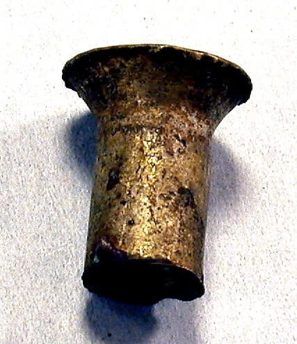 Hammered Silver Drum Ornament