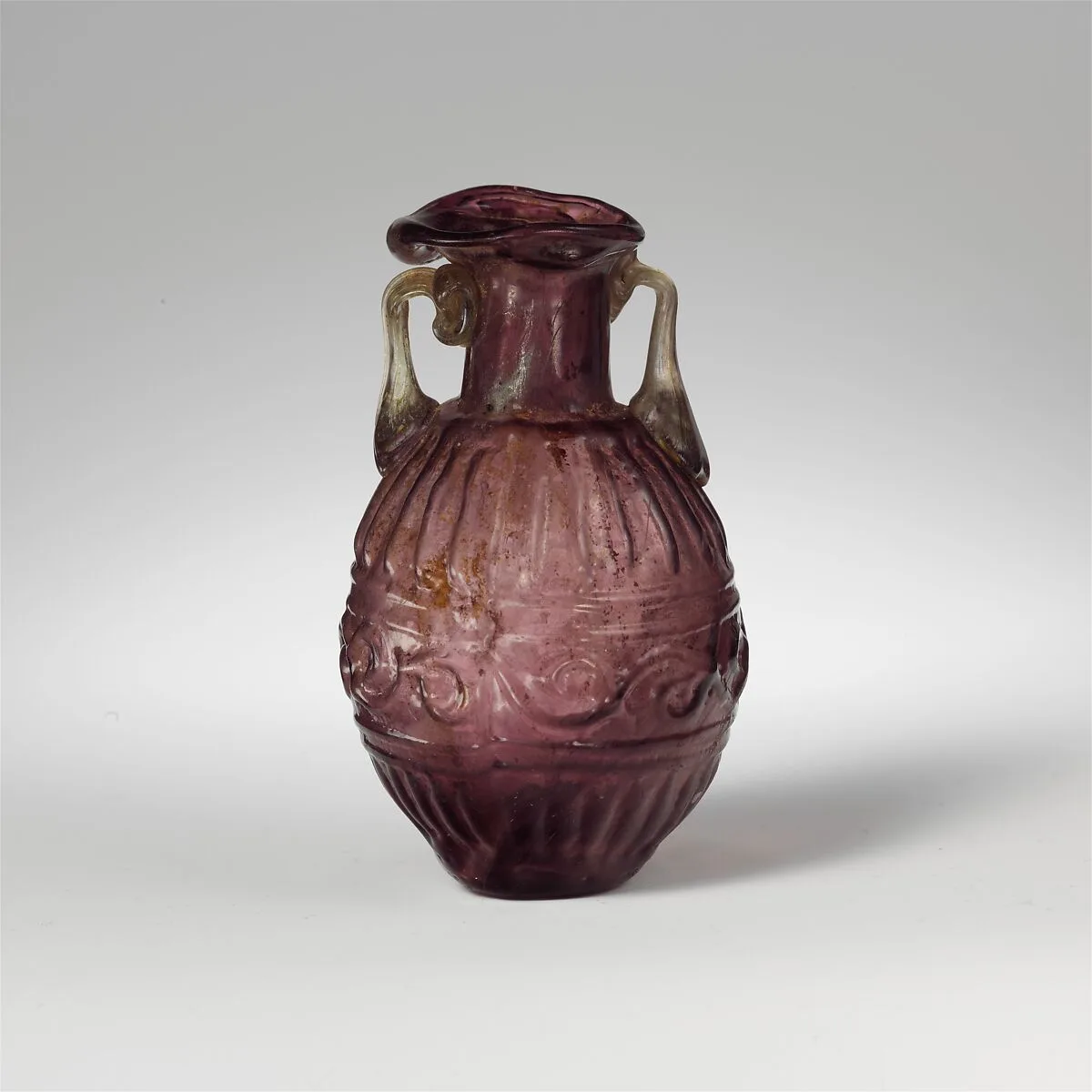 Glass amphoriskos (perfume flask) — Unknown