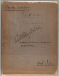 Documents concerning Parade: ["Parade, Ballet réaliste": copyist's manuscript for rehearsal of Parade]