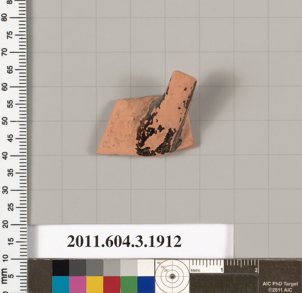 Terracotta fragment of a kylix (drinking cup) or a skyphos (deep drinking cup)? — Unknown