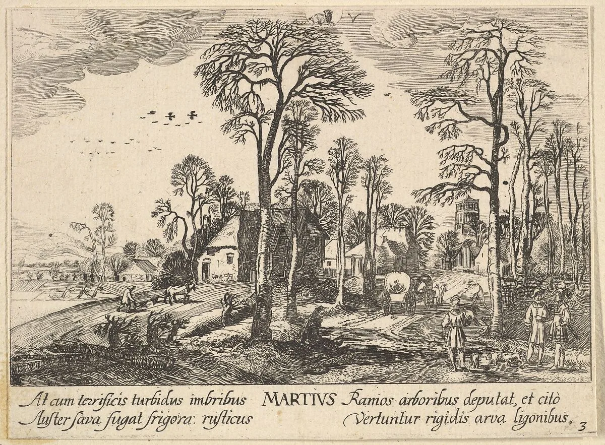 March (Martius) — Jan van de Velde II|Wenceslaus Hollar
