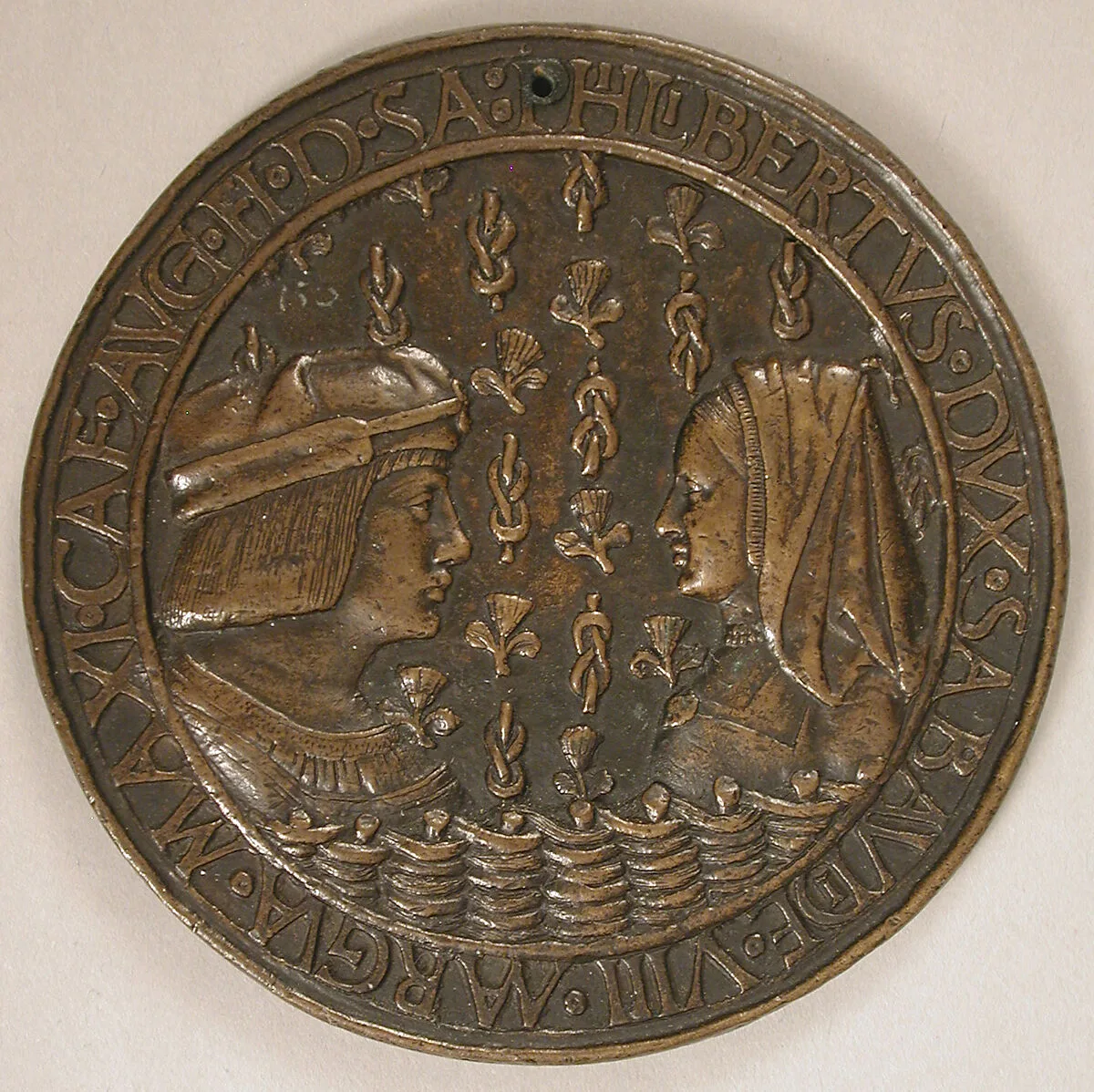 Medal of Duke Philibert II of Savoy (1480–1504) and Margaret of Austria (1480–1530) — Unknown