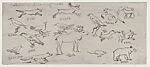 Studies of birds and animals — Anonymous, Lapland School, 20th century