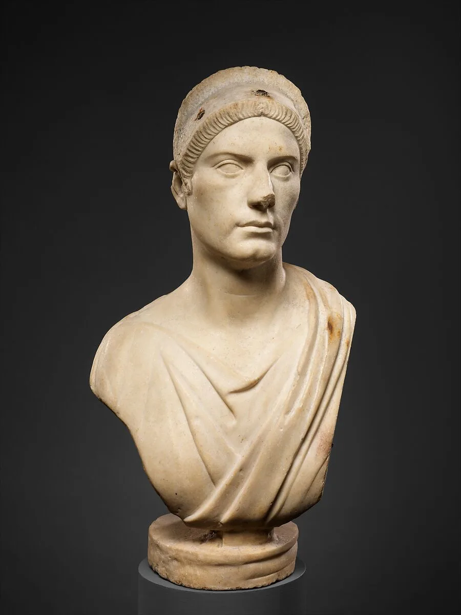 Marble portrait bust of a woman — Unknown