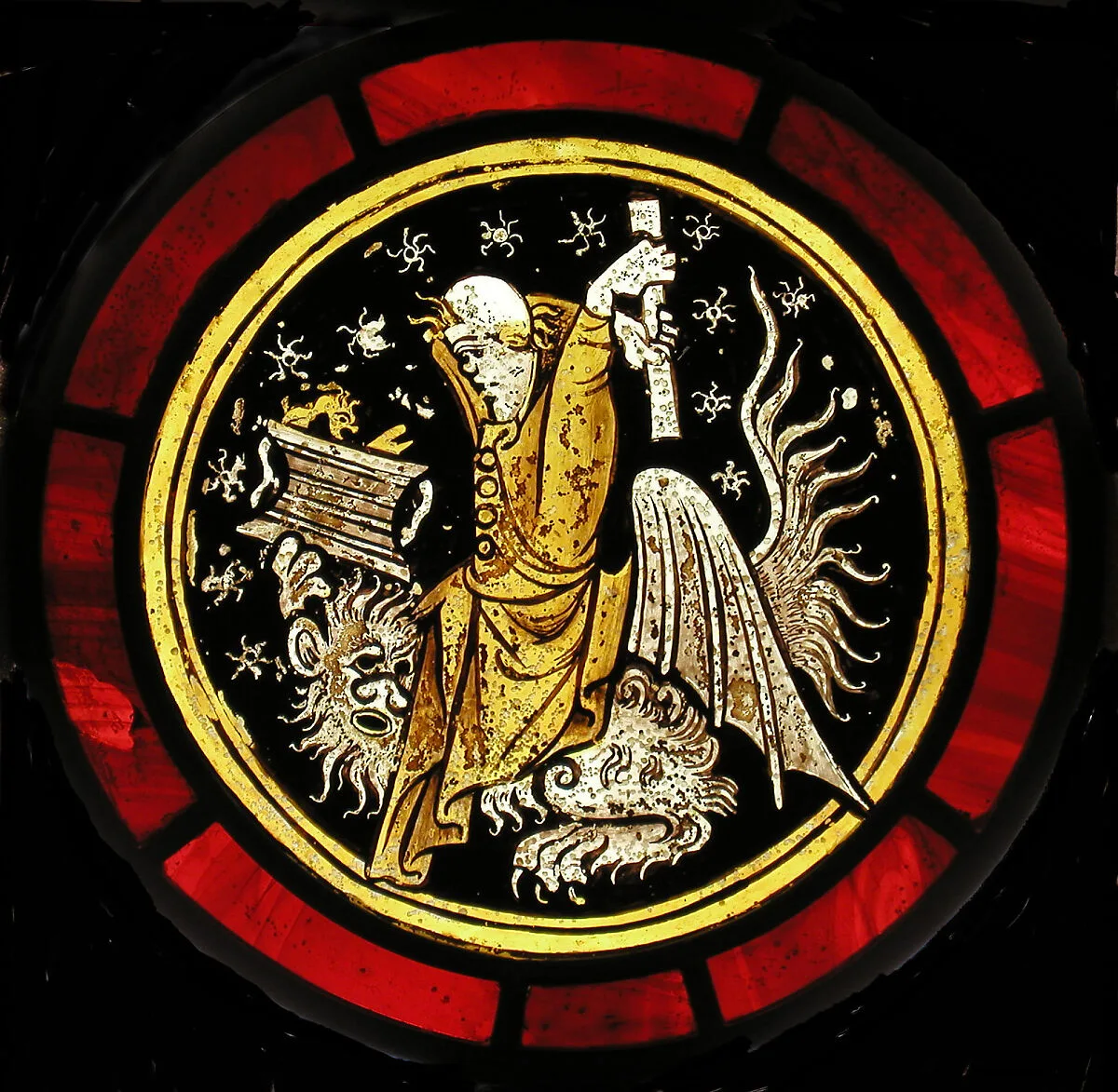 Roundel with Grotesque — Unknown