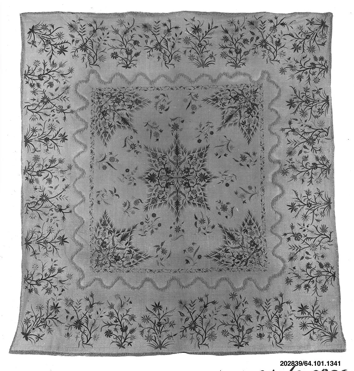 Quilted bed cover — Unknown