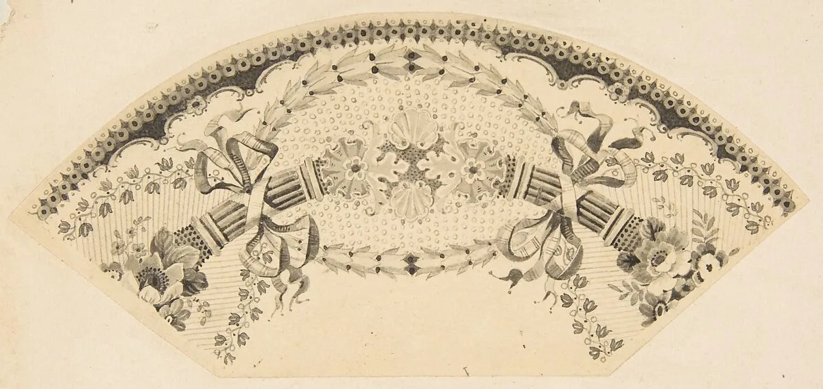 Lace Design — Anonymous, French, 19th century
