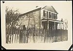 [Winter Scene of Clapboard House with Picket Fence, Possibly Sandy Creek, New York]