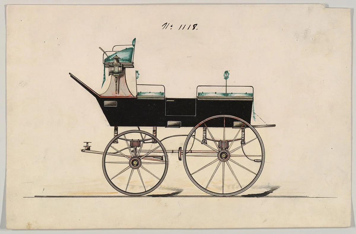 Design for Drag or Break, no. 1118 — Brewster & Co.