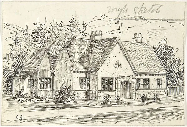 Thatched Roof Stone Cottage — Ernest Geldart
