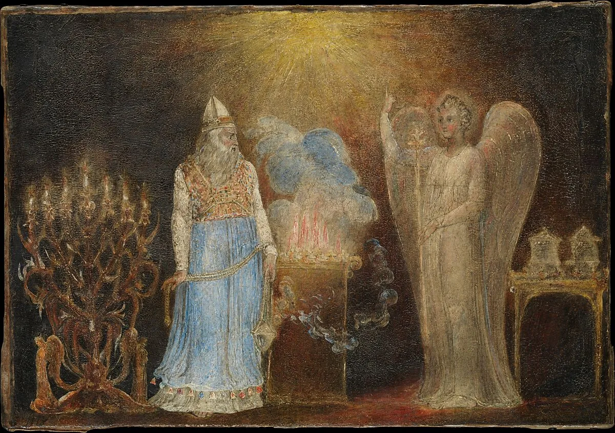 The Angel Appearing to Zacharias — William Blake