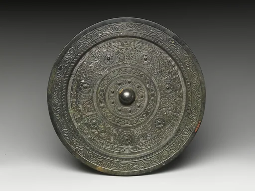 東漢 神獸紋青銅鏡|Mirror with animals of the four directions and other mythical creatures