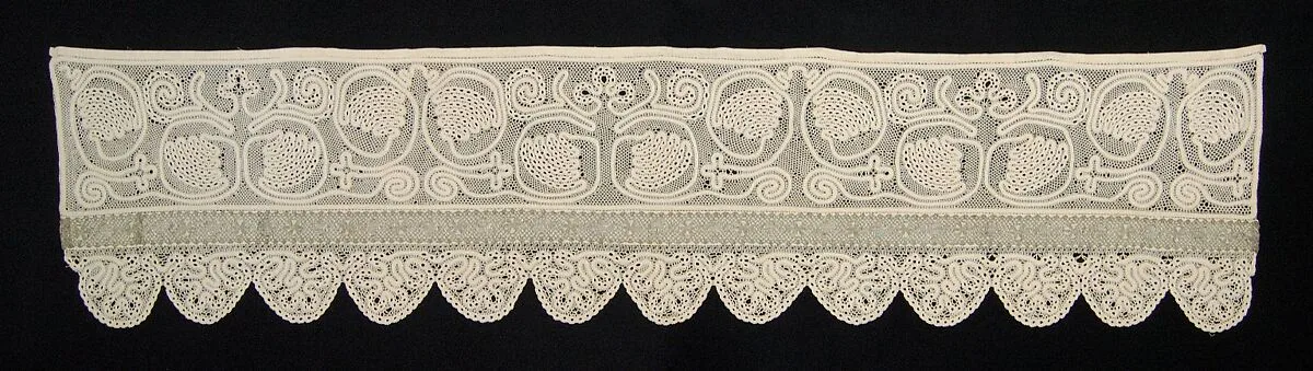 Bed curtain border — Unknown