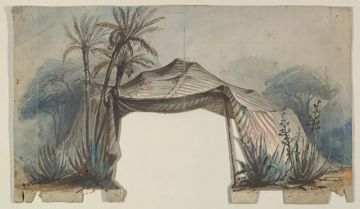 Design for a Stage Set — Eugène Cicéri