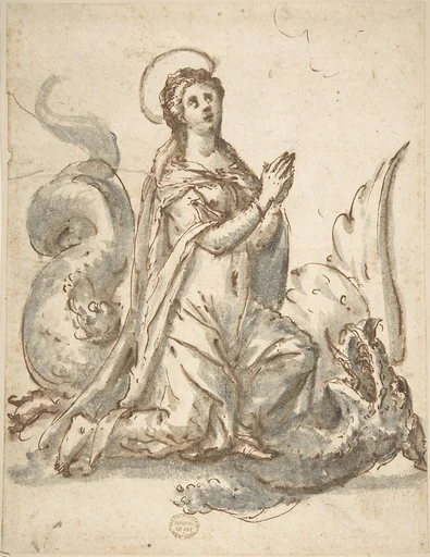Saint Margaret and the Dragon