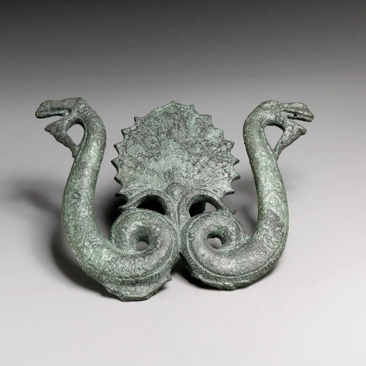 Fragment of a cart or chariot, plaque with socket — Unknown